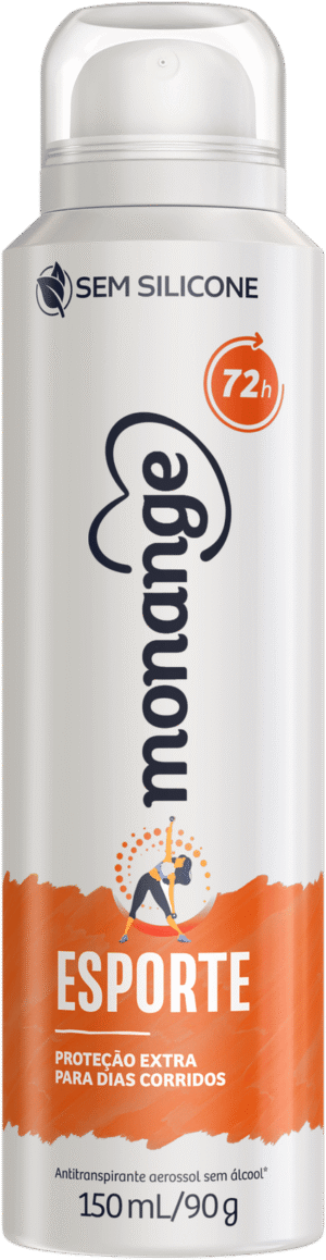 Desodorante Aerossol Antitranspirante Monange Esporte Feminino 150Ml