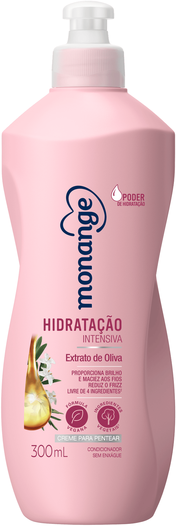 Creme Para Pentear Monange Hidratação Intensiva 300Ml