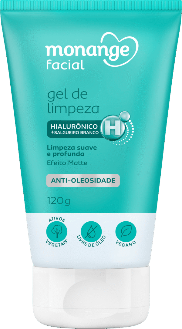 Monange Facial Gel De Limpeza Antioleosidade