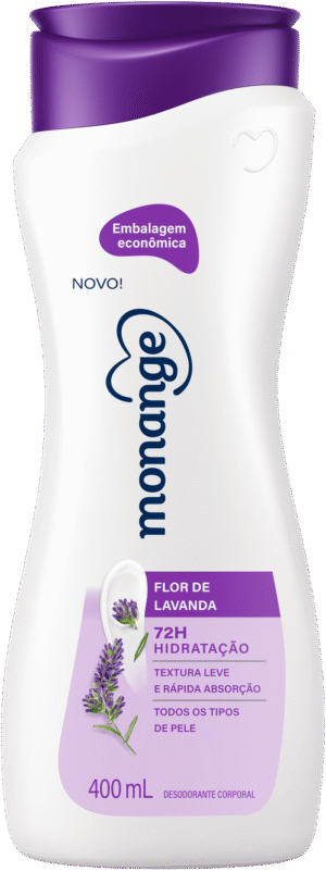 Hidratante Monange Flor de Lavanda Hidratação Essencial com Ação Desodorante 400 mL