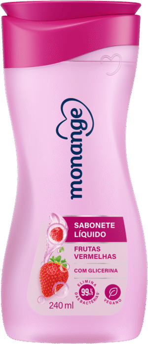 Sabonete Líquido Monange Frutas Vermelhas 240Ml
