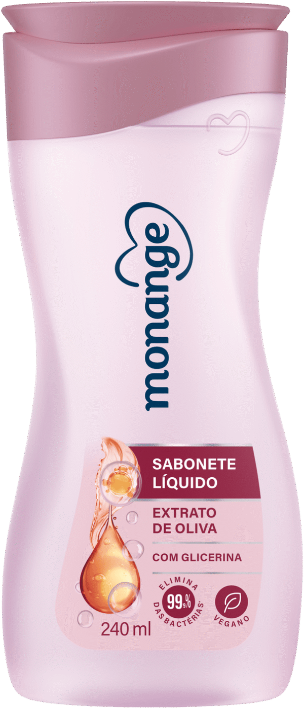 Sabonete Líquido Monange Extrato De Oliva 240Ml