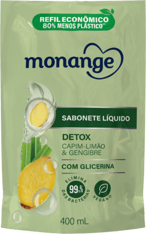 Sabonete Líquido Monange Detox Refil 400Ml