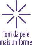 Tom da pele mais uniforme