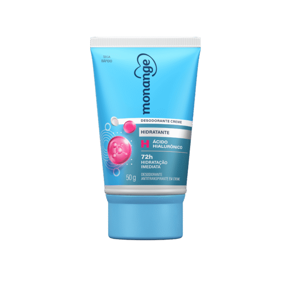 Desodorante Monange em Creme Hidratante com Ácido Hialurônico Feminino 50g