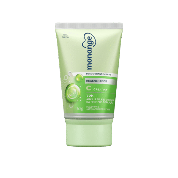 Desodorante Monange em Creme Regenerador com Creatina Feminino 50g