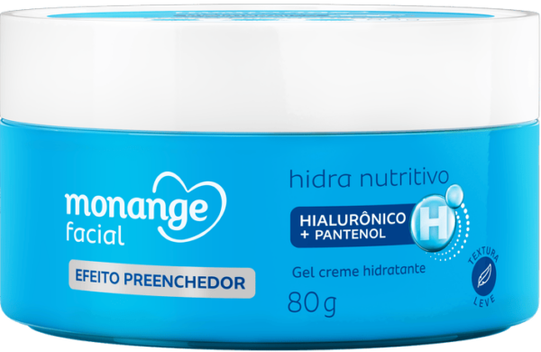 Hidratante Monange Facial Hidra Nutritivo com Ácido Hialurônico e Pantenol 80 g