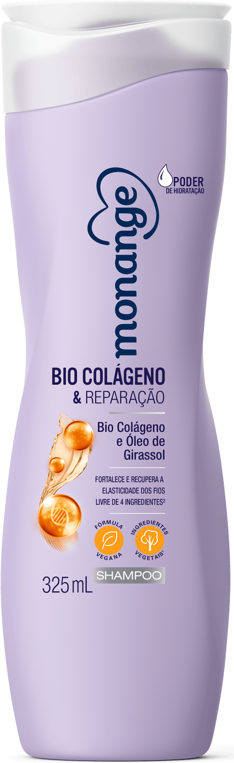 Shampoo Monange Bio Colágeno & Reparação 325 mL